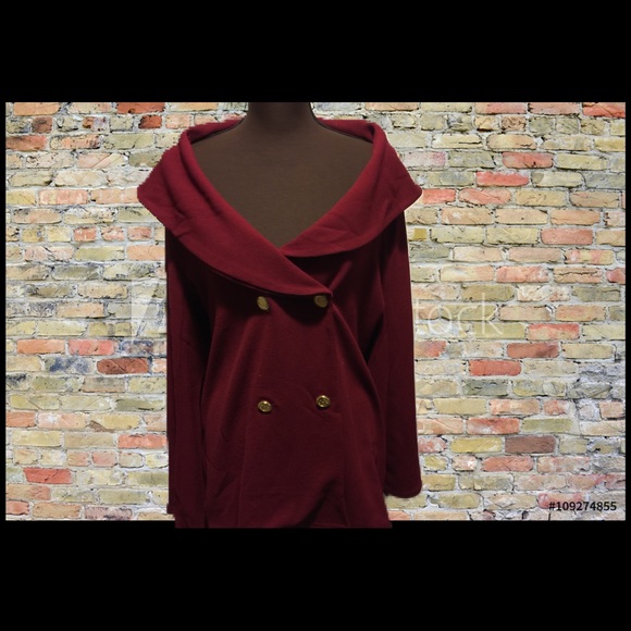 Plus Size off the Shoulder Jacket - Picture 1 of 5